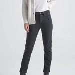 Midweight Performance Denim High Rise Straight - MTT Collective
