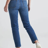 Midweight Performance Denim High Rise Straight - MTT Collective
