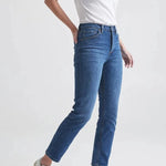 Midweight Performance Denim High Rise Straight - MTT Collective