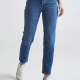 Midweight Performance Denim High Rise Straight - MTT Collective