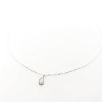 Addison Lab Opal Tear Drop Necklace | Silver - MTT Collective