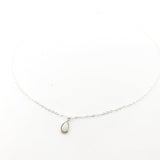 Addison Lab Opal Tear Drop Necklace | Silver - MTT Collective