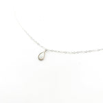 Addison Lab Opal Tear Drop Necklace | Silver - MTT Collective