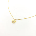 Adia Smooth Chain Peace Charm Necklace | Gold - MTT Collective