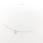 Alani Mini Peace Charm Necklace | Silver - MTT Collective