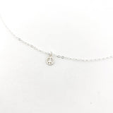 Alani Mini Peace Charm Necklace | Silver - MTT Collective