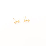 Arrow Stud Earrings | Gold - MTT Collective