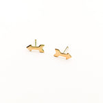 Arrow Stud Earrings | Gold - MTT Collective