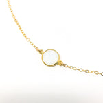 Aurora Held Opal Necklace | Gold - MTT Collective