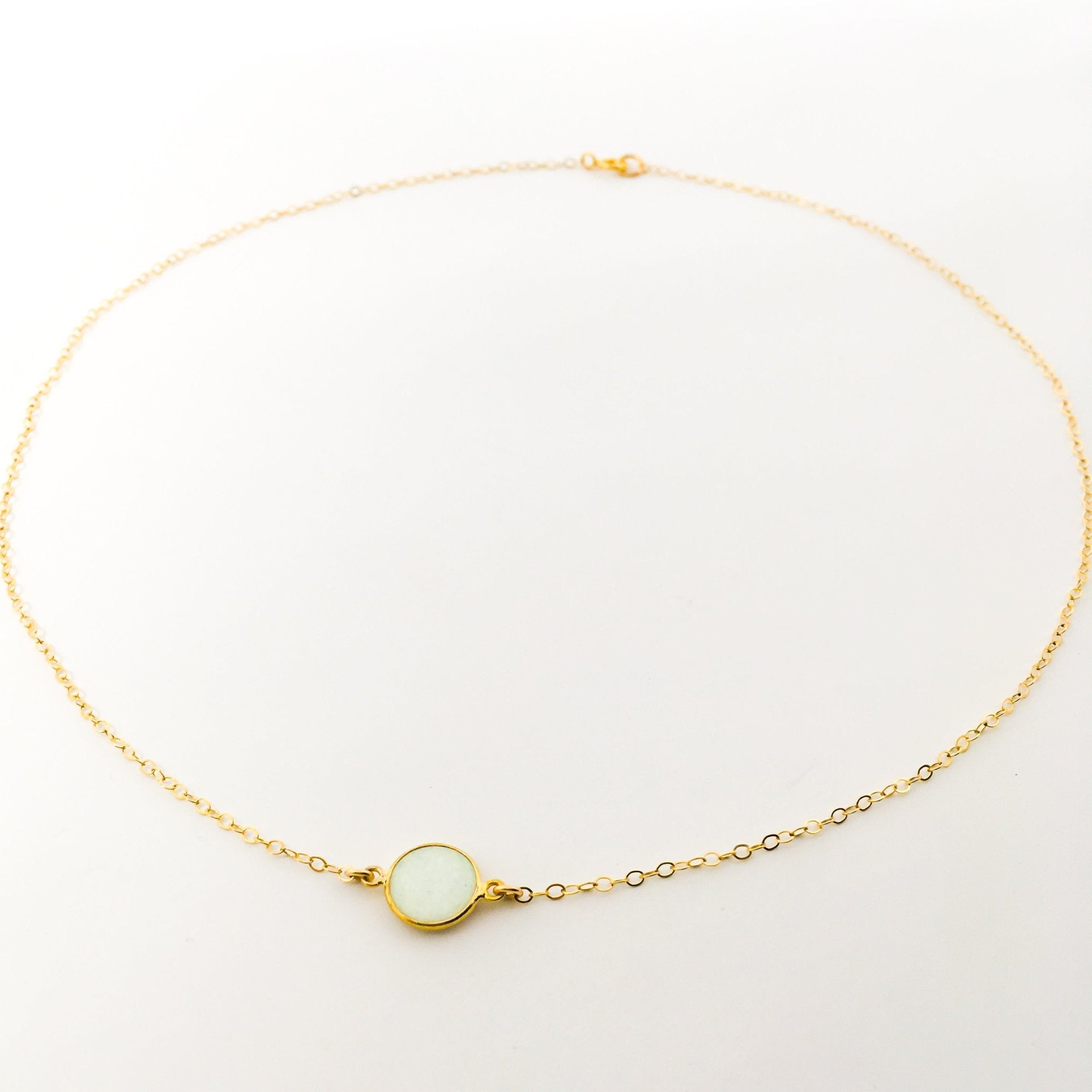 Aurora Held Opal Necklace | Gold - MTT Collective
