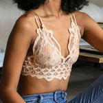 Crochet Lace Longline Bralette - MTT Collective