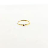 Bella Birthstone Stacking Ring | Gold - MTT Collective