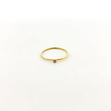 Bella Birthstone Stacking Ring | Gold - MTT Collective