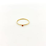 Bella Birthstone Stacking Ring | Gold - MTT Collective