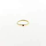 Bella Birthstone Stacking Ring | Gold - MTT Collective