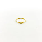 Bella Birthstone Stacking Ring | Gold - MTT Collective
