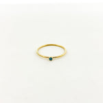 Bella Birthstone Stacking Ring | Gold - MTT Collective