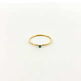 Bella Birthstone Stacking Ring | Gold - MTT Collective