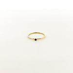Bella Birthstone Stacking Ring | Gold - MTT Collective