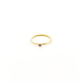Bella Birthstone Stacking Ring | Gold - MTT Collective