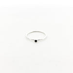 Bella Birthstone Stacking Ring | Silver - MTT Collective