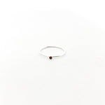 Bella Birthstone Stacking Ring | Silver - MTT Collective