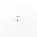 Bella Birthstone Stacking Ring | Silver - MTT Collective