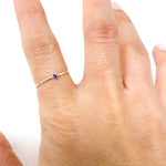 Bella Birthstone Stacking Ring | Silver - MTT Collective