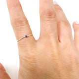 Bella Birthstone Stacking Ring | Silver - MTT Collective