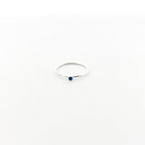 Bella Birthstone Stacking Ring | Silver - MTT Collective