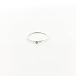 Bella Birthstone Stacking Ring | Silver - MTT Collective
