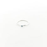 Bella Birthstone Stacking Ring | Silver - MTT Collective
