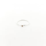 Bella Birthstone Stacking Ring | Silver - MTT Collective