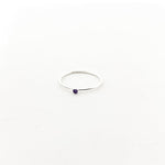 Bella Birthstone Stacking Ring | Silver - MTT Collective
