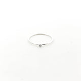 Bella Birthstone Stacking Ring | Silver - MTT Collective