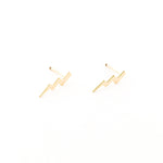 Bolt of Lightning Stud Earrings - MTT Collective