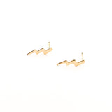 Bolt of Lightning Stud Earrings - MTT Collective