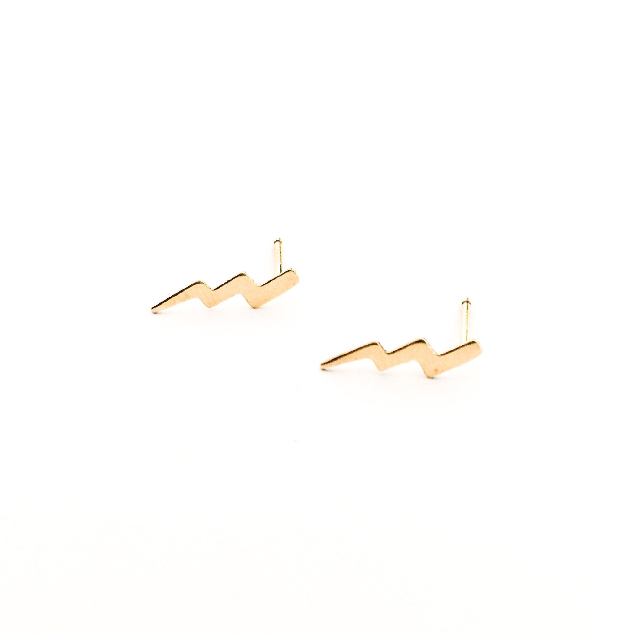 Bolt of Lightning Stud Earrings - MTT Collective