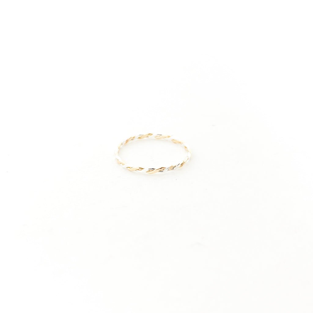 Braided Band Ring | Silver & Gold - MTT Collective