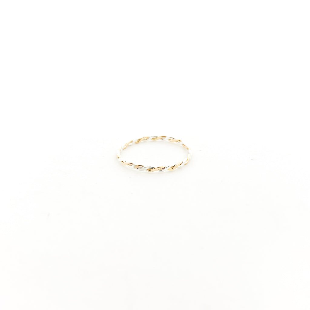 Braided Band Ring | Silver & Gold - MTT Collective