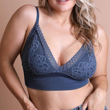 Plus Size Padded Lace Bralettes