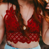 Crochet Lace Longline Bralette - MTT Collective