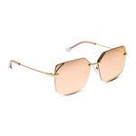 Bree Square Gold + Peach Mirror Sunglasses - MTT Collective