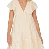 Henrietta Flutter Sleeve Mini Dress
