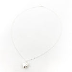 Camila Puff Heart Necklace | Silver - MTT Collective