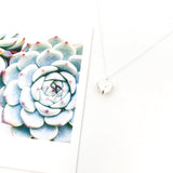 Camila Puff Heart Necklace | Silver - MTT Collective