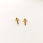 Cross Stud Earrings - MTT Collective