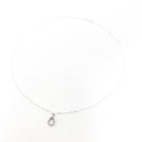 Crystal Open Drop Necklace | Silver - MTT Collective