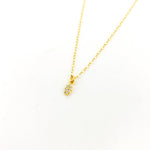 Dahlia Mini Rhinestone Pendant Necklace - MTT Collective