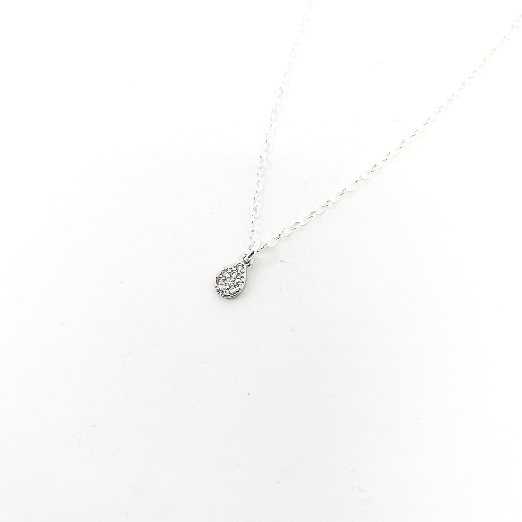 Dahlia Mini Rhinestone Pendant Necklace - MTT Collective